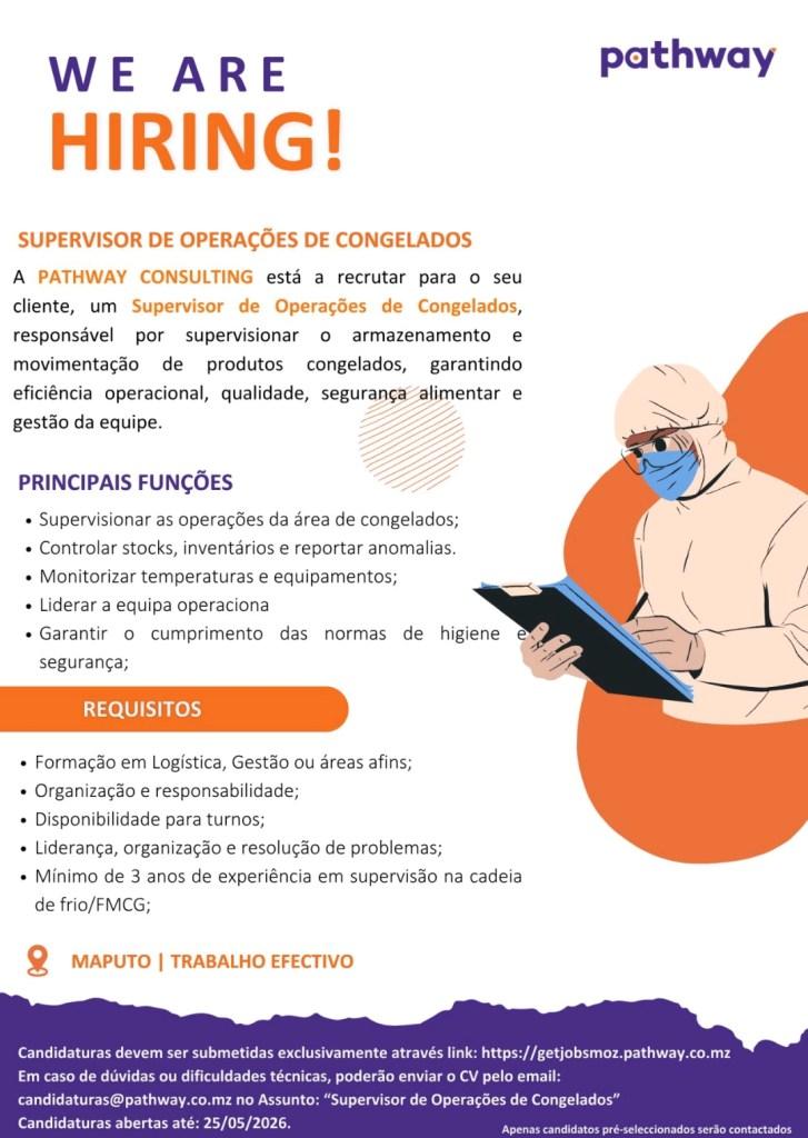 Vaga – Supervisor de Operações de Congelados - PATHWAY CONSULTING